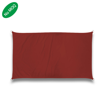 Layar Naungan Tahan Air 3m X 3m Persegi Panjang 160gsm 300D