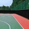Lapangan Tenis Luar Ruangan Taman Balkon Layar Privasi Penahan Angin Biru Putih 180gsm