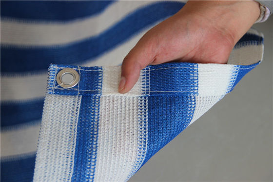 50m 100m Balkon Kaca Depan Apartemen Balkon Mesh Layar Metal Eyelet Cutting Sewing