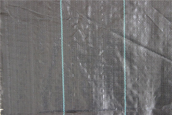 Pemandangan Taman Kain Penghalang Gulma Bernapas Untuk Tempat Tidur Ditinggikan Kain Polos