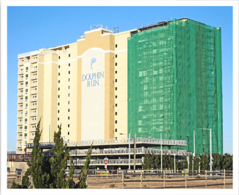 120gsm White Green Scaffold Netting Mesh Scaffold 2m X 50m 3m X 50m 1m X 50m