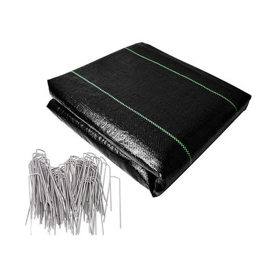 100% Polypropylene Weed Control Mat Lapisan Mulsa Plastik Tahan Aus